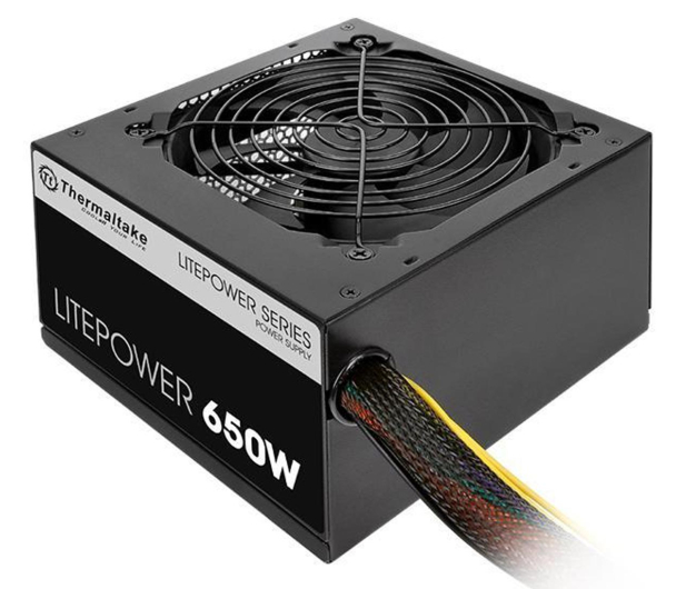 THERMALTAKE Litepower II Black 650W (Active PFC, 2xPEG, 120mm, Single Rail) - 402018 - zdjęcie